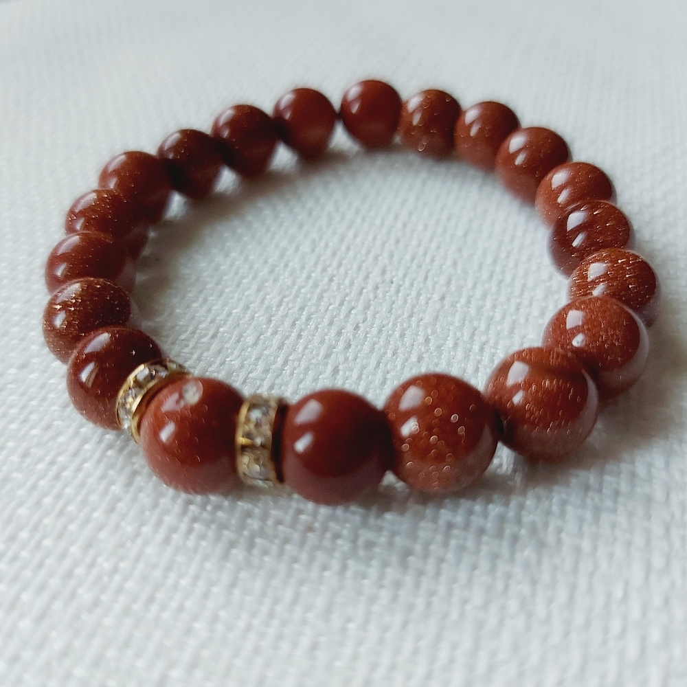 Goldstone handmade bracelet
